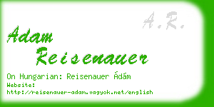 adam reisenauer business card